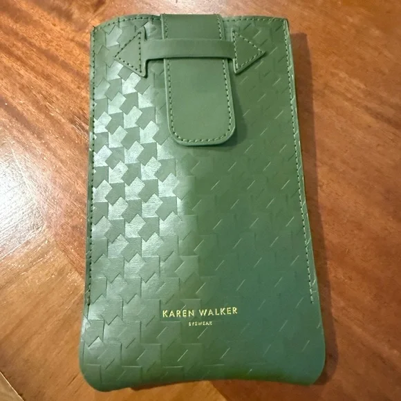 ICONIC NWOT Karen Walker Hot Pink Sunglasses with gold accents and case - Picture 11 of 13